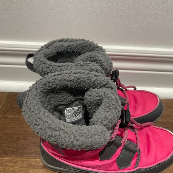 Sorel Youth Whitney Carnival Snow Boot sz 1 - Picture 4 of 16